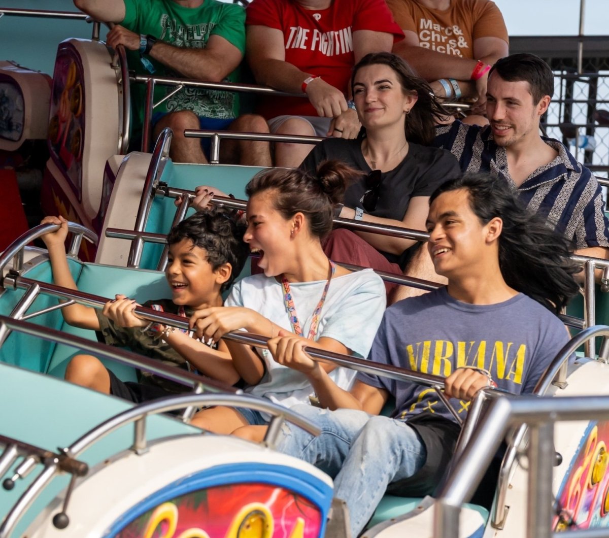 Rides at Oceans Calling Amusement rides at Oceans Calling